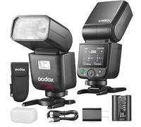 Godox Flash V480 Flash V480F per fotocamera, batteria al litio integrata, 1/8000 HSS, TTL wireless 2.4GX, tempo di riciclo 1.7s, 650 pop a piena potenza per fotocamera Fujifilm (V480F)