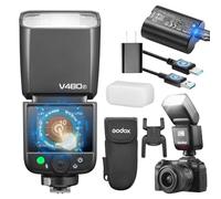 Godox Flash V480 Flash V480F per fotocamera, batteria al litio integrata, 1/8000 HSS, TTL wireless 2.4GX, tempo di riciclo 1.7s, 650 pop a piena potenza per fotocamera Fujifilm (V480F)