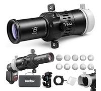 Godox FP-M-19 - Kit di proiezione flash per flash a testa rettangolare, 19° flash proiettore AD200 Pro II V860III V860II TT685 TT685II TT600 AD200Pro H200 H200II, rotazione a 360°