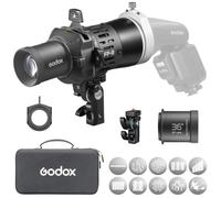 Godox FP-R-36 Snoot per proiettore flash per Fotografia con Supporto per Gobo Cornice Colorata Set Schede con Motivi con Godox AD100Pro,AD200Pro(Testa Rotonda),V1,V1Pro,V100,H200R