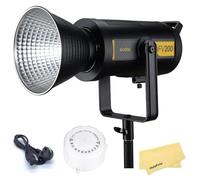 GODOX FV200 Luce Video Flash LED per Canon Sony Nikon Fuji Olympus Panasonic, CRI 96 TLCI 97, 5600K±200K CCT, Lampada Flash LED Bowens Mount da 200 W Wireless 2.4G, 8 Effetti Luce FX