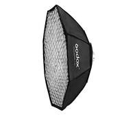 Godox Fw140 140Cm Octagon Bowens Mount Softbox Light Modifier Honeycomb Soft Boxes Reflector Speedring Bowens Mount For Studio Strobe Flash Light Speedlight Speedlite With Honeycomb Grid