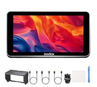 Godox GM6S Pro Kit 2 monitor da campo per fotocamera DSLR, touch screen da 5,5 pollici, ingresso/loop-through HDMI 4K da 2000 nit, importazione LUT 3D, IPS HD 1920x1080, screenshot