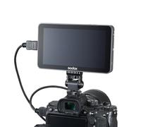 Godox GM6S Pro Touch Screen Camera Field Monitor 2000nits 5.5 "Camera Control Monitor con Parasole Cappuccio 4K @60Hz HDMI, Falso colore, Pelle di cipolla, Forma d'onda, LUT 3D, Focus di picco