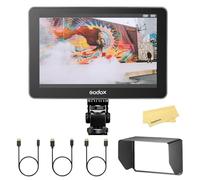 GODOX GM7S Monitor per Fotocamera Ultra Luminoso 4K 1200nit HDMI da 7",Angolo di Visione 160°H/160°V, 25 File LUT Personalizzati,Alimentatore DC/Type-C,Risoluzione Superiore 1920x1200