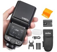 GODOX Godox V480N V480-N V480 N TTL Flash per fotocamera, touch screen con diffusore, GN50 2,4 GHz HSS 1/8000s Speedlite, 5300 K ± 300 K, lampada LED 7,2 V/2200 mAh, GODOX Flash per fotocamere Nikon