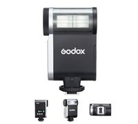 Godox iA32 Flash GN15 Mini fotocamera Speedlite con testa flash regolabile, 8 livelli di potenza, modalità manuale/automatica, sostituzione hot shoe universale per fotocamere DSLR Canon, Sony, Nikon