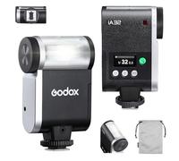 Godox iA32 - Flash per fotocamera iA32, modalità auto/manuale da -7° a 90° regolazione mini flash