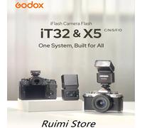 Godox IFlash IT32 TTL Flash per fotocamera con montaggio magnetico X5 Trigger flash wireless per fotocamera Sony Nikon Canon Fujifilm Olympus