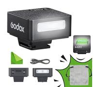 Godox iM20 Flash per Fotocamera,Mini Flash con 5 Livelli di Potenza Flash,440 Full-Power Flash,Contatto Singolo Hotshoe,Supporto Porta di Ricarica Type-C per Canon Fuji Sony Nikon Camera