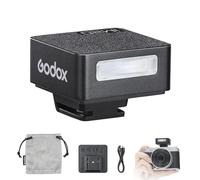 Godox iM20 Fotocamera Flash, Batteria Integrata, 5 Livelli di Potenza, 3s Tempo di Riciclo, 440 Flash Piena Potenza, Mini Flash Compatibile con Fuji/Canon/Sony/Nikon/Panasonic/Olympus