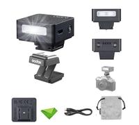 Godox iM20 Mini flash con slitta a contatto caldo per Canon, Sony, Fuji, Nikon, Panasonic Olympus Pentax, tempo di ricarica 3 secondi, flash per Sony ZV1, NON per Sony ZV-1F (nero)