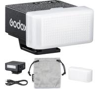 GODOX iM20 - Mini flash per fotocamera, 5 livelli di potenza del flash, 6000 K ± 200 K, mini flash con cupola di diffusione