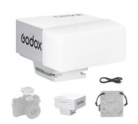 Godox iM20 Mini Flash per Fotocamera Camera Flash Bianco 470 mAh 440 Flash a Piena Potenza 3s Tempi di Riciclo 5 Livelli di Potenza Manuale per Sony Zve10 Zv1 Sony A7III Ricoh Gr3 Fujifilm F1