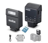 GODOX iM22 Mini Camera Flash Tempo di Riciclo 3s iFlash con 5 Livelli Potenza, On-Camera Flash Speedlite per Sony Canon Nikon Fuji Olympus Fotocamere