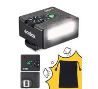 Godox iM30 Mini Flash, Speedlite Manuale, Controllo Ottico S1/S2, Temperatura di Colore CCT 6500K±200K, 7 Livelli di Potenza (1/64~1/1), Compatibile con Canon, Sony, Nikon, Pentax, Panasonic, Olympus
