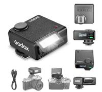 Godox iM30 Pro Flash per fotocamera, GN15 Flash Auto/Manuale con Batteria | iM30Pro mini flash con testa inclinabile regolabile, flash a piena potenza da 550 W, compatibile con Sony Canon Fuji Olympus