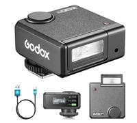 Godox iM30 Pro Mini flash per fotocamera, GN15 Speedlite portatile con modalità flash automatica, controllo manuale a 7 livelli, flash hot shoe ricaricabile USB-C per fotocamere DSLR e mirrorless