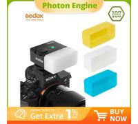 Godox IM30 Speedlite Flash Custodia morbida per diffusore bianco blu giallo