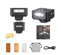 Godox iT20 F iT20-F Flash Fotocamera con TR TTL Support de Griffe Porte-accessoire per Fujifilm Camera Speedlite,Batteria al Litio da 7.4V/300mAh,Tempo di Riciclo di 1.5s,700 Flash a Piena Potenza