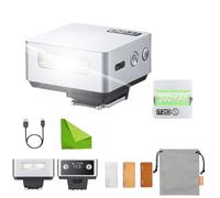 GODOX iT20 Flash Speedlight per Sony - illuminazione automatica TTL, riciclo rapido 1.5s, capacità di 700 colpi, con filtri a colori magnetici (Argento)