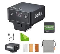 GODOX IT20 Flash Speedlight per Sony - illuminazione automatica TTL, riciclo rapido 1.5s, capacità di 700 colpi, con filtri a colori magnetici (nero)