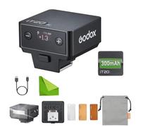 GODOX IT20 N Camera Flash per Nikon, 45G Ultra-compatte, M/TTL One-Touch, Accessori magnetici, 700+ lampi, Riciclaggio 1.5S e controllo di potenza preciso (Black)