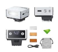 Godox IT20 N IT20-N TTL Flash per fotocamere Nikon, 700 flash completo di potenza, tempo di riciclaggio 1.5S, batteria al litio integrata, mini flash sleeplight con filtri a colori (argento)