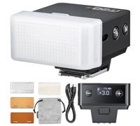 Godox iT20-N - Mini flash TTL con diffusore per Nikon | Flash tascabile portatile con schermo intuitivo, 1,5 s, 700 flash a piena potenza con ricarica USB-C