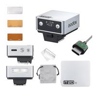Godox IT20 N Mini TTL Flash, IT20N TTL Speedlite, Compatibile con Nikon Z6III Z8 Z5 Z50II Z50 Zfc Z6II Z30 Z6 Z50II Z7II Z8 Z9 (Argento)