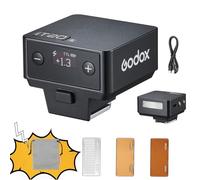 Godox iT20 N TTL Flash Speedlight 700 tempo di flash, tempo di riciclaggio 1,5 s, con filtri colorati magnetici per fotocamere Nikon (nero, N)