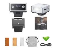 Godox iT20 O iT20-O con slitta di supporto, flash TTL per Olympus Panasonic, a piena potenza 700, tempo di ricarica 1,5 s, batteria al litio integrata, mini (senza HSS, argento)