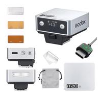 Godox IT20 O Mini TTL Flash, IT20O TTL Speedlite, Compatibile con Olympus E-M1 Pen-F E-M10 II E-PL8 E-M10 III E-P5,Panasonic GH4 100 F1 G85 GX85 LX100 S1 (Argento)