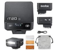 Godox iT20 O TTL Mini Flash - iT20O Flash per fotocamera Olympus aggiornato | 300mAh 700+Flash 1.5s Riciclare Hot Shoe Flash con Diffusore Magnetico/Filtro Colore Accessori per Fotocamere Olympus