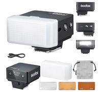 Godox iT20-R iT20 R Flash della Fotocamera con Diffusore Bianco Speedlite 6 Livelli di Potenza 700 Flash a Piena Potenza TTL Camera Flash con Chip Colorato Magnetico Hot Shoe per Ricoh GRIII (Nero)