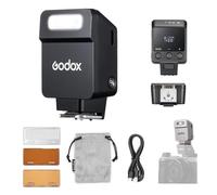 GODOX IT22 C Mini Camera Flash per canone, design ultra-compatto, M/TTL One-Touch, diffusore magnetico e filtro a colori, 700+ lampi, riciclaggio 1.5S e controllo di potenza preciso (nero)
