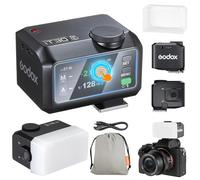Godox iT30Pro-L iT30Pro L Mini Flash per Fotocamera con Diffusore Bianco Compatibile con Speedlite560 Potenza Wireless 2.4 GHz TTL Touchscreen per Fotocamere DSLR Leica(nero)