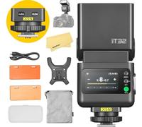 GODOX iT32 2.4G TTL Flash TTL Fotocamera per Magnetico X5 N con Trigger Flash Wireless per Nikon Fotocamera Speedlite,Batteria al Litio 7,4V/900mAh,Tempo di Riciclo 1,5s,510 Flashes a Piena Potenza