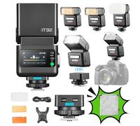 Godox iT32 e X5T-O Flash Magnetico su/Off Macchina per Olympus & Panasonic - Sistema Wireless TTL/HSS 2.4G, Design Scollegabile, Schermo Touch LCD, Potenza Manuale 1/128-1/1, Diffusore Integrato