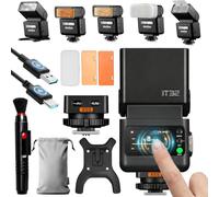 Godox iT32 TTL Flash con Trigger X5S per SONY, Wireless 2.4GHz HSS 1/8000s, Touchscreen & LED, Batteria Integrata, Compatibile con Sony ZV-E10 a7IV a9III a6400 a6700 a7III a7CII a6000 a7C a6100