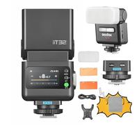 Godox iT32 TTL Flash per fotocamera con X5 O Wireless Flash Trigger 2,4 GHz HSS 1/8000s GN18 con diffusore magnetico per fotocamere Olympus Panasonic OM System