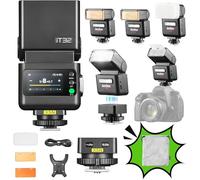 Godox iT32 TTL Flash per Nikon con Trigger Wireless X5N, 2.4GHz HSS 1/8000s | Touchscreen & LED, Riflettore e Diffusore, Compatibile con Nikon Z9 Z5II Z6III Z6II ZFC Z8 Z5 Z6 Z50 Z50II D5600 D800 D750