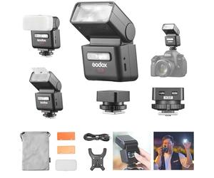 Godox IT32 TTL Flash + X5F per fotocamere Fujifilm Fuji, flash con schermo touch, wireless 2.4G, GN18, tempo di ricarica 1,5 s, interfaccia magnetica, flash on/off per fotocamera