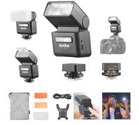 Godox IT32 TTL Flash + X5S per fotocamere Sony, flash con schermo touch, wireless 2.4G, GN18, tempo di ricarica 1,5 s, interfaccia magnetica, flash on/off per matrimoni e ritratti