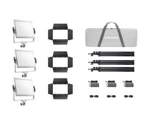 Godox Kit 3 x Litemons LP1200Bi + accessori LP1200Bi-K3