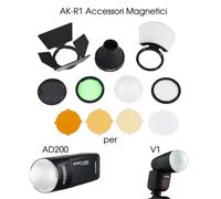 Godox kit accessori AK R1 per godox V1 e testa H200R