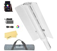 GODOX LC1000 R LC1000R 100W Illuminazione LED RGB Portatile,CCT 2500-8500K,CRI 96+ TLCI 96+,65W/100W (Modello P),15 Effetti di Illuminazione FX,con Paraluce per Vlog,YouTube,Streaming Live,Ritratti