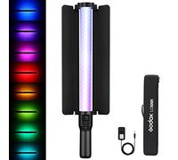 GODOX LC500R Video Luci a LED,Luce video a LED 2500K-8500K Dimmerabile con batteria da 2600mAh Magneticamente attraente Luce per fotografia handheld