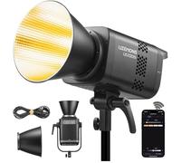 Godox LE200Bi LITEMONS Bi-Color LED Video Monolight, alloggiamento interamente in metallo, luce video, 2800 - 6500 K CCT, NFC One Tap, CRI98 & TLCI98, 11 effetti di luce, compatibile con Bowens Mount