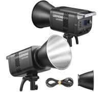 Godox LE200Bi - Luce video a LED bicolore da 220 W con supporto Bowens, 2800K-6500K, CRI/TLCI≥98, 0-100% dimmerabile, 11 modalità FX, controllo Bluetooth/DMX per fotografia/YouTube/Live Streaming